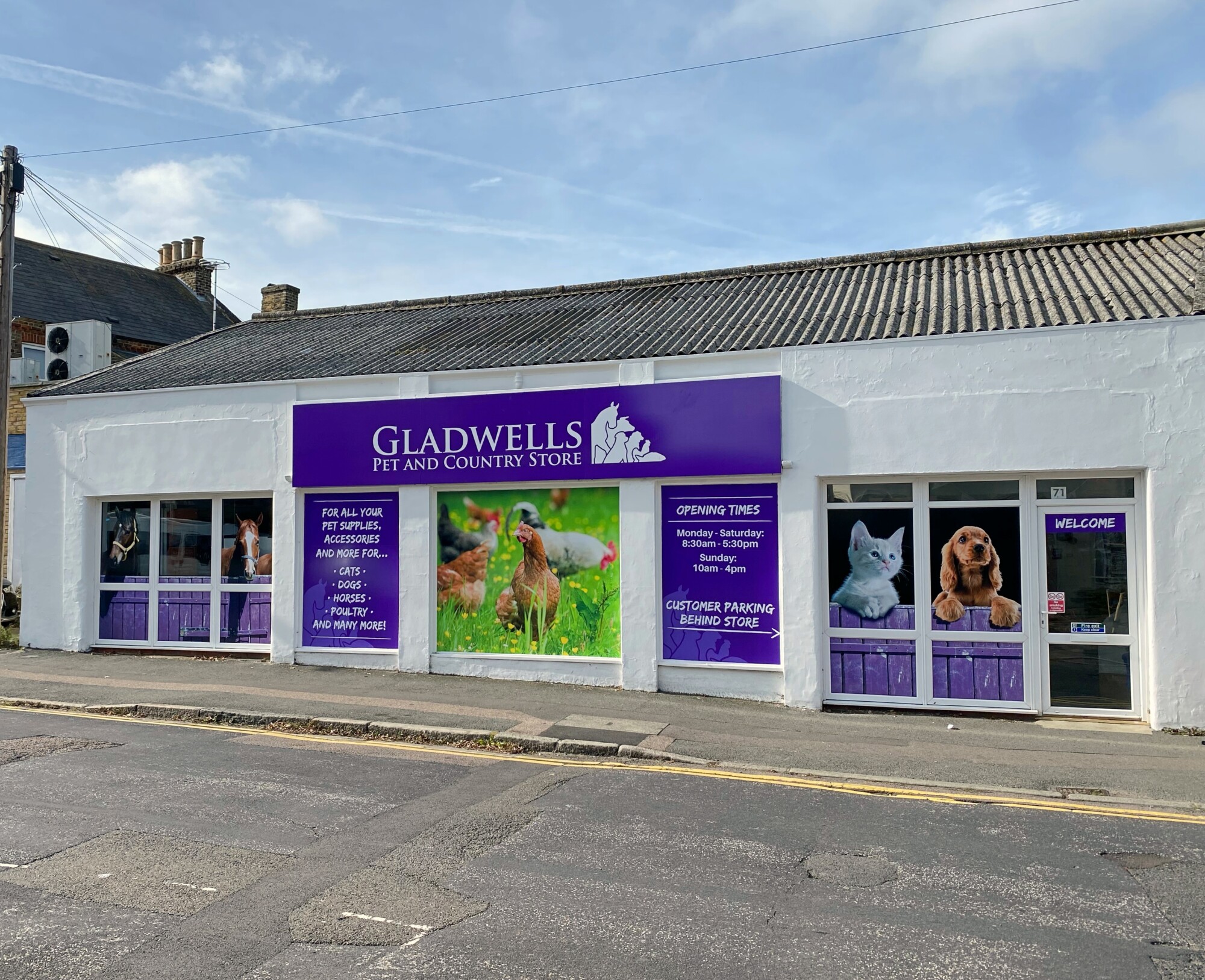 Gladwells Pet Country Store Margate Pet food supplies